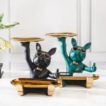 French bull dog double tray decor