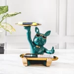 French bull dog double tray decor - Image 3