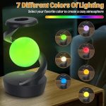 LED Desk Lamp with 360° Rotating Levitation – 10 Inches Spiral Design - Image 2