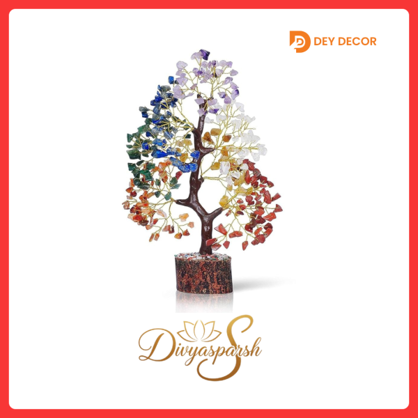 Seven Chakra Crystal Tree of Life