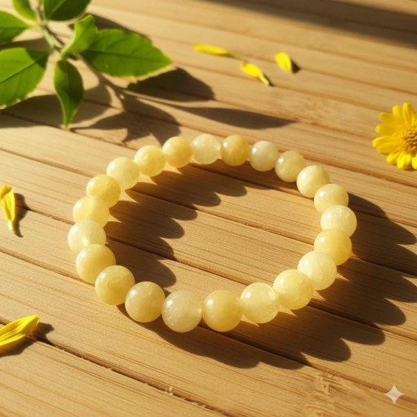 Natural Yellow Calcite Bracelet