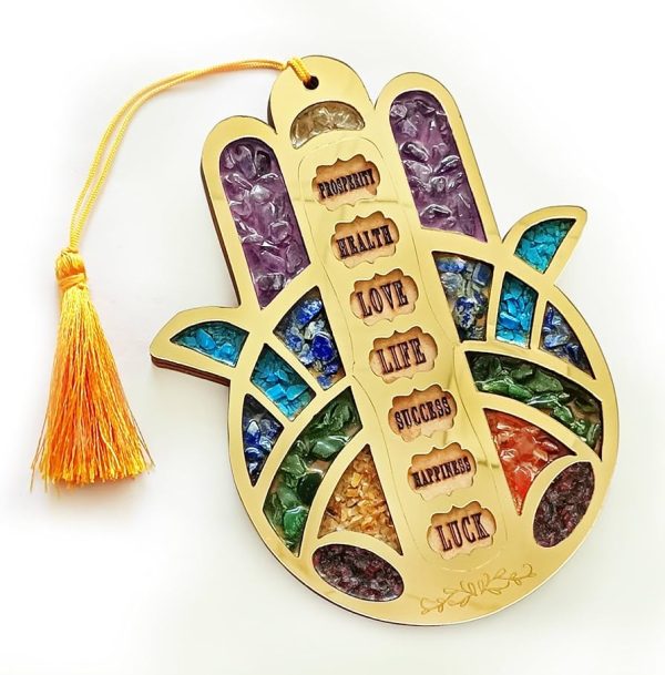 7 Chakra Hamsa – Protection & Positive Energy Symbol