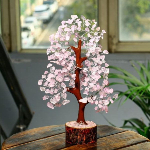Rose Quartz Crystal Tree – 200 Beads