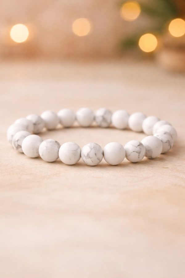Natural Howlite Bracelet